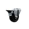 Service Caster 3.5'' Soft Rubber Wheel Swivel Bolt Hole Caster with Posi Lock Brake SCC-BH20S3514-SRS-PLB - alternate 1